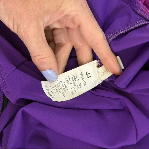 Gottex Rainbow Goddess Shirred Ombre One-Piece Swimsuit Size 12 - Picture 9 of 10